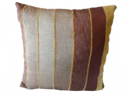 Handmade silk cushion